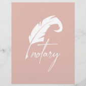 Notary Loan Signing Agent Modern Photo チラシ (裏面)