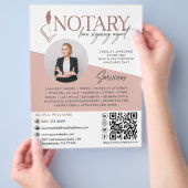 Notary Loan Signing Agent Modern Photo チラシ (手)