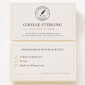 Notary Public Professional 名刺