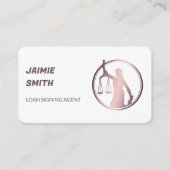 Notary Public QR Business Card 名刺 (正面)