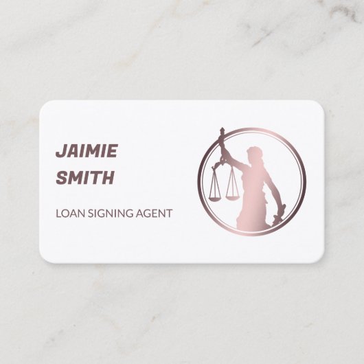 Notary Public QR Business Card 名刺 (正面)