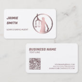 Notary Public QR Business Card 名刺 (正面/裏面)