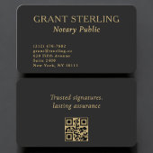 Notary Public QR Code Professional 名刺