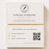 Notary Public QR Code Professional 名刺