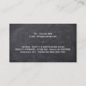 Notary Stamp Loan Signing Agent Professional 名刺 (裏面)