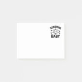 Notas adhesivas con diseño de sol sonriente ポストイット (正面)