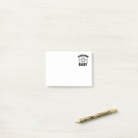 Notas adhesivas con diseño de sol sonriente ポストイット (デスク上)