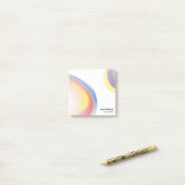 Notas post-it formas inorganicas color ポストイット (デスク上)
