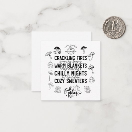 Note Card ノートカード (正面/裏面インサイチュ)