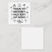 Note Card ノートカード (正面/裏面)