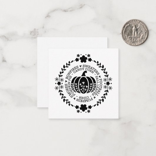 Note Card ノートカード (正面/裏面インサイチュ)