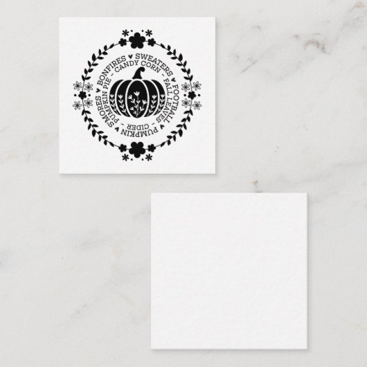 Note Card ノートカード (正面/裏面)