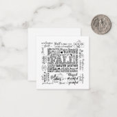 Note Card ノートカード (正面/裏面インサイチュ)