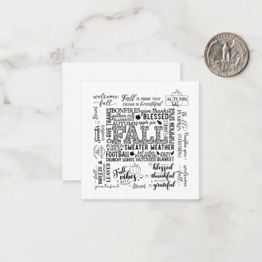 Note Card ノートカード (正面/裏面インサイチュ)