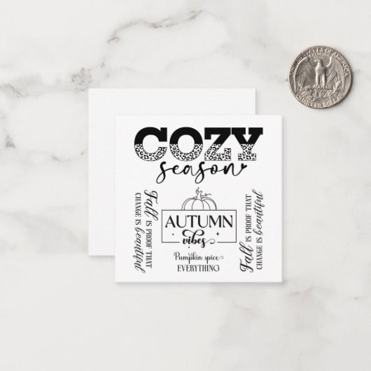 Note Card ノートカード (正面/裏面インサイチュ)