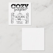 Note Card ノートカード (正面/裏面)