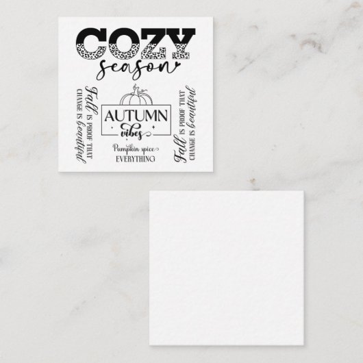 Note Card ノートカード (正面/裏面)