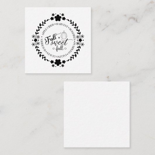 Note Card ノートカード (正面/裏面)