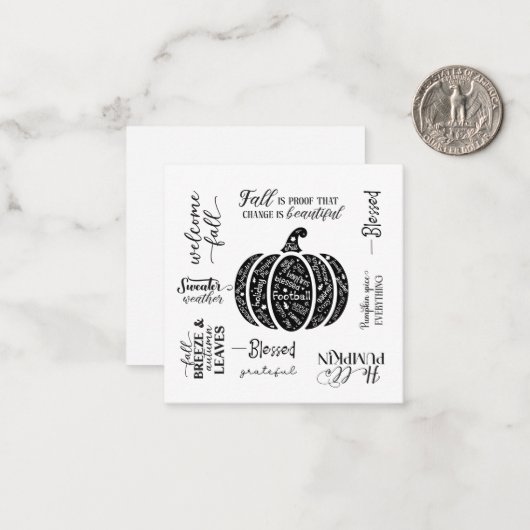 Note Card ノートカード (正面/裏面インサイチュ)