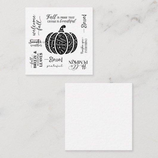 Note Card ノートカード (正面/裏面)