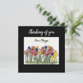 Note Card 考え of You Flower Garden サンキューカード (スタンド正面)