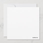 Note Card 考え of You Flower Garden サンキューカード (裏面)