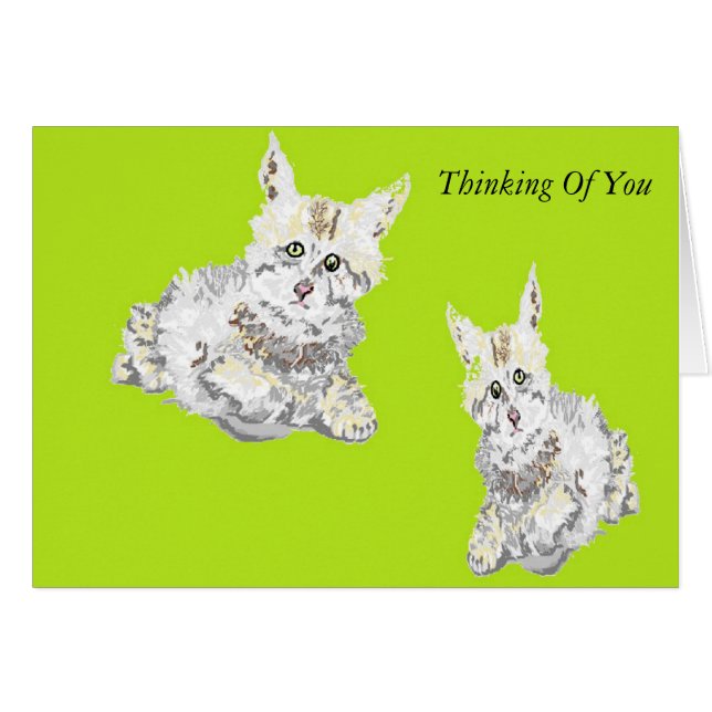 Note Card 考え's of You /子猫 (正面横)