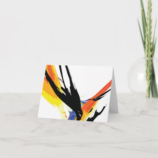 Note Card_Bird of Paradise art カード (正面)