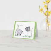 note card:  carpe diem カード (黄色い花)