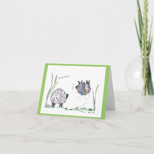 note card:  carpe diem カード (正面)