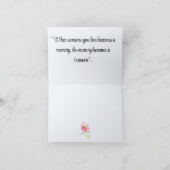 Note Card : In Sympathy カード (内部)