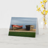 NOTE CARD: Lake Harriet, "Bots", Mpls., MN_カード カード (黄色い花)