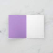 Note Card Lilac Blossom Reflected in Raindrop カード (内部)