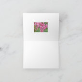 NOTE CARD/ PINK AZALEAS/ PHOTOG./DIG.MANIP. カード (内部)