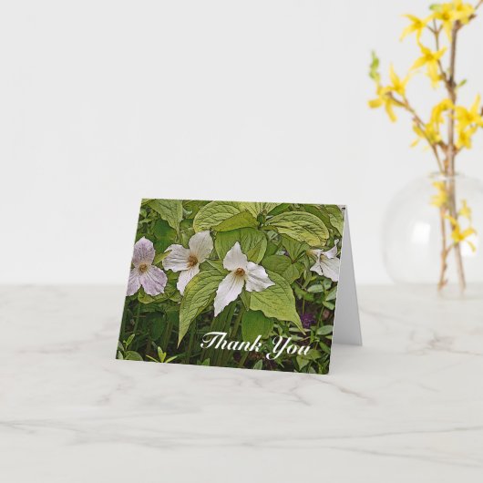 NOTE CARD/TRILLIUM/PHOG./DIG.MANIP/PAINTERLY EFF カード (黄色い花)