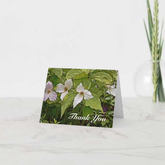 NOTE CARD/TRILLIUM/PHOG./DIG.MANIP/PAINTERLY EFF カード (正面)