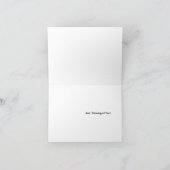 Note Card with kitten photo カード (内部)
