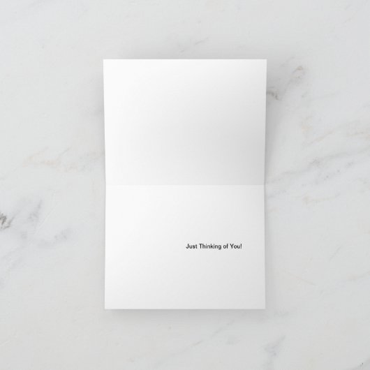 Note Card with kitten photo カード (内部)