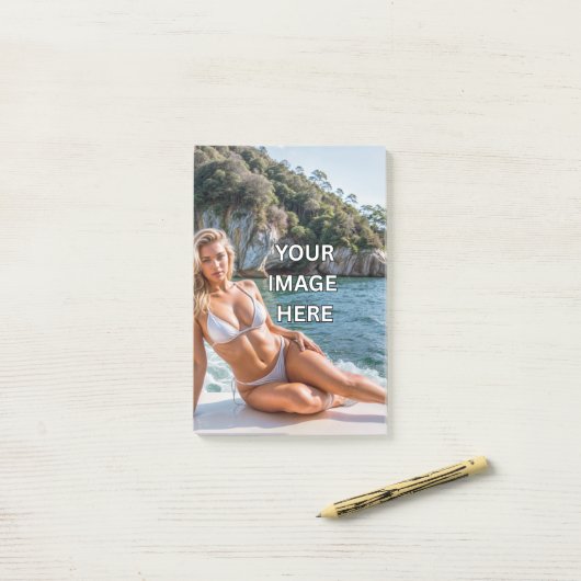 NOTE! 🗒️ Custom Post-it Notes – Add Image or Text ポストイット (デスク上)