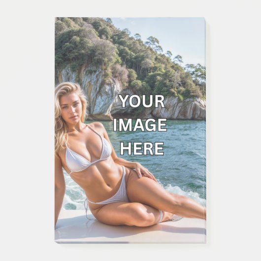 NOTE! 🗒️ Custom Post-it Notes – Add Image or Text ポストイット (正面)