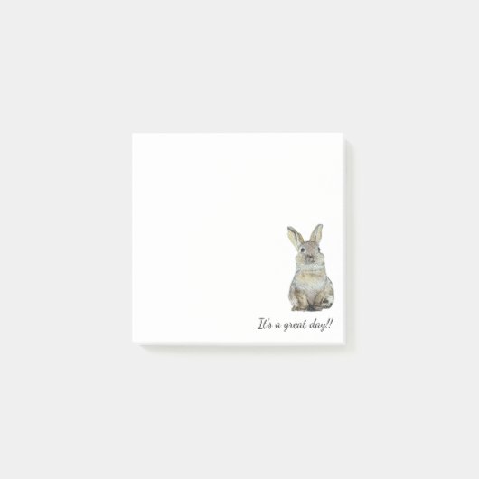 Note - Cute Bonnie Bunny ポストイット (正面)
