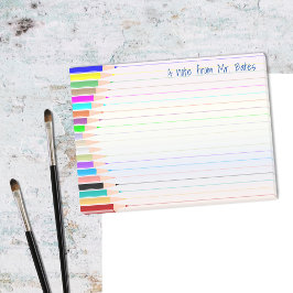 Note from Art先生パーソナライズされた付箋 ポストイット