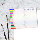 Note from Art先生パーソナライズされた付箋 ポストイット