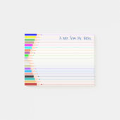 Note from Art先生パーソナライズされた付箋 ポストイット (正面)