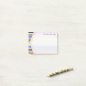 Note from Art先生パーソナライズされた付箋 ポストイット (デスク上)