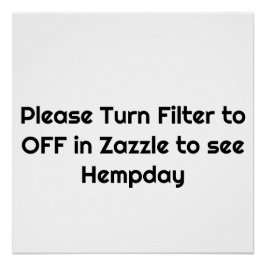 Note to Hempday costumers ポスター