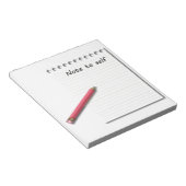 Note to Self紙と鉛筆 ノートパッド (アングル)