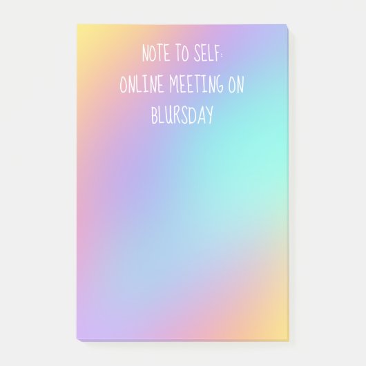 「Note to Self」おもしろいカラフルPost-It Notes ポストイット (正面)