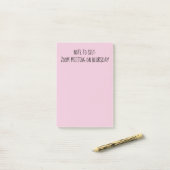「Note to Self」のおもしろいBlurth Post-It Notes ポストイット (デスク上)