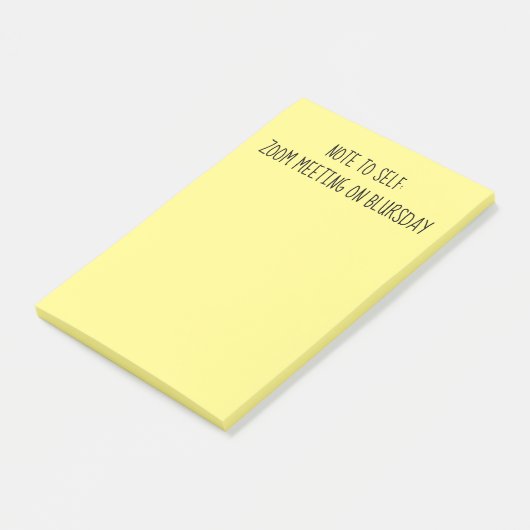 「Note to Self」のおもしろいBlurth Post-It Notes ポストイット (アングル)